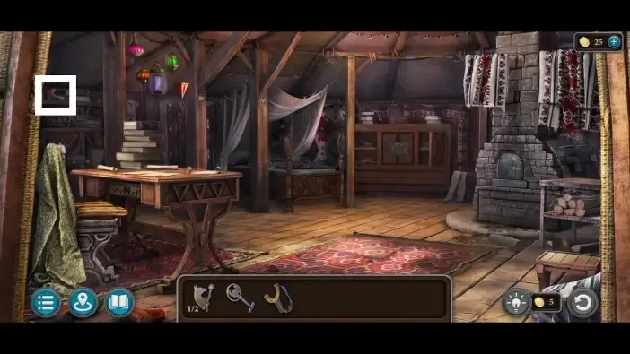 Legendary Tales 5, chapter 1: Mushroom 3 — Lucia’s tent, Left shelf