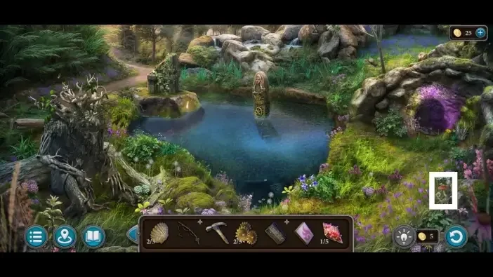 Legendary Tales 5, chapter 1: Mushroom 5 — Sleeping Drevolets’ lake, Right corner