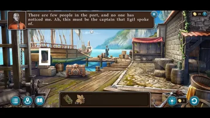 Legendary Tales 5, chapter 2: Morphing Object 19 — Docks, Birdcage on the boxes