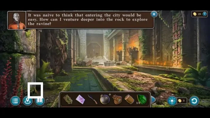 Legendary Tales 5, chapter 2: Morphing Object 25 — City entrance hallway, Left corner