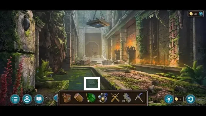 Legendary Tales 5, chapter 2: Rune 7 — City entrance hallway, Left pool