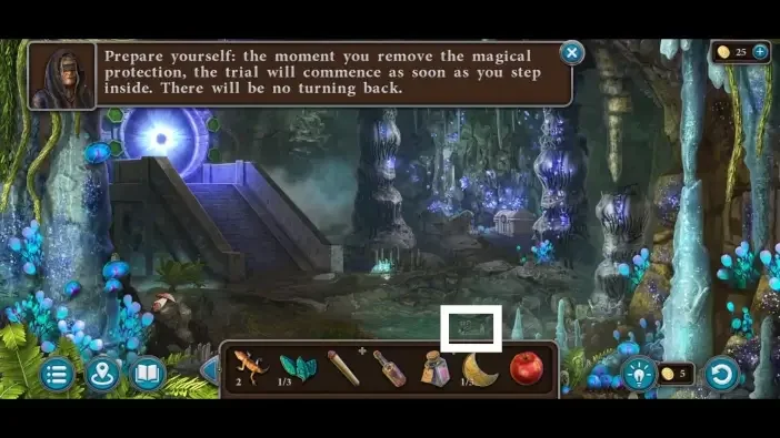 Legendary Tales 5, chapter 3: Candlestick 5 — Fire Trial portal cave, Ground