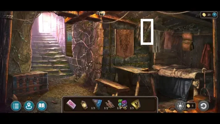 Legendary Tales 5, chapter 3: Morphing Object 31 — Starting area, Above the table