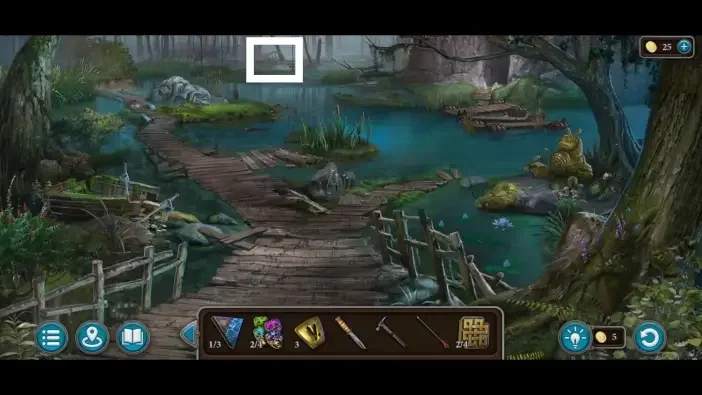 Legendary Tales 5, chapter 3: Morphing Object 34 — Swamp, Distant wheel