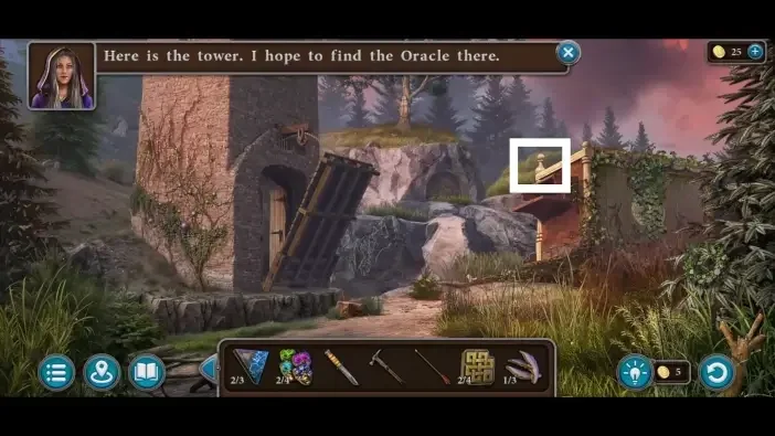 Legendary Tales 5, chapter 3: Morphing Object 36 — Oracle’s Tower exterior, Puppet theatre corner decoration