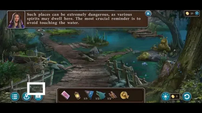 Legendary Tales 5, chapter 3: Wreath 2 — Swamp, Lower-left corner