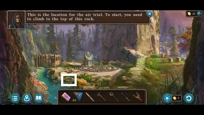 Legendary Tales 5, chapter 3: Wreath 5 — Water wheel, Beside the river